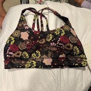 Lululemon Sports Bra Floral Print